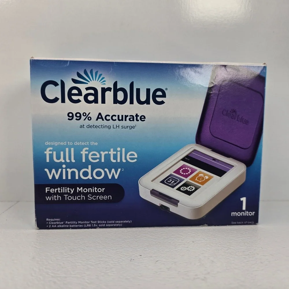 Clearblue Fertility Monitor with Touch‎ Screen 99% Accurate LH Surge Detection